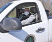 Maintenance Staff at Independence Grove wearing a mask